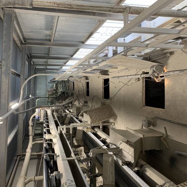 Sabbiatura e verniciatura Interno silos